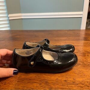 FootMates Emma Mary Jane Shiny Black Dress Shoes size 12 wide insole
